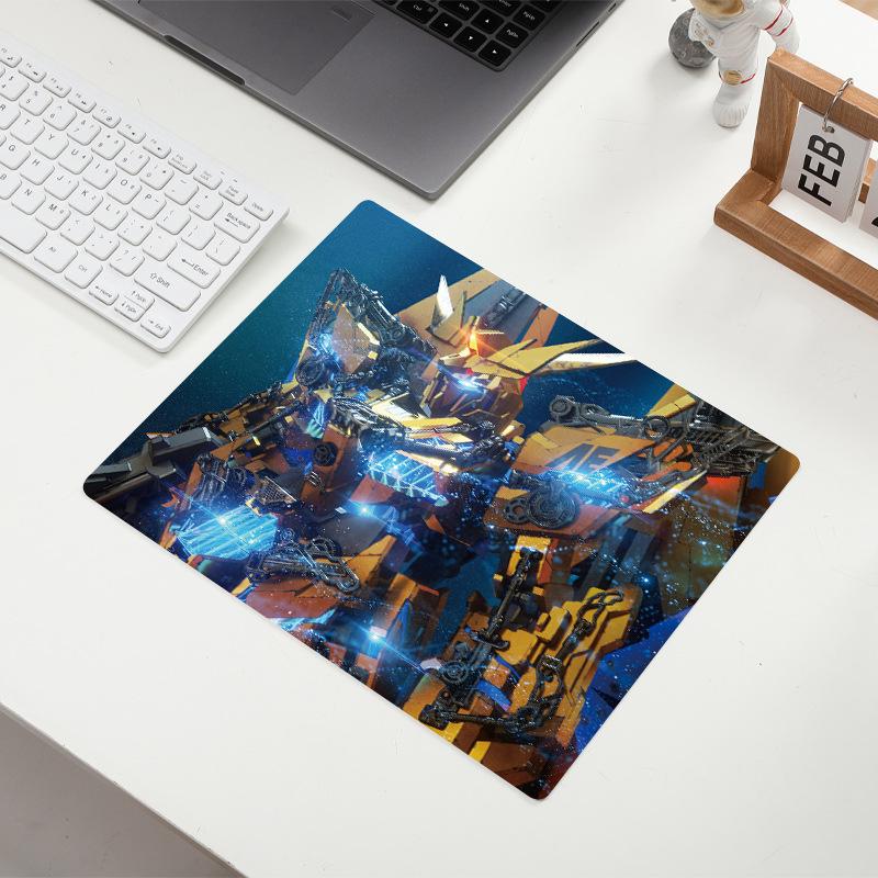 Gundam Anime Mouse Pad: Small Desk Mat with Precision-Locked Edges