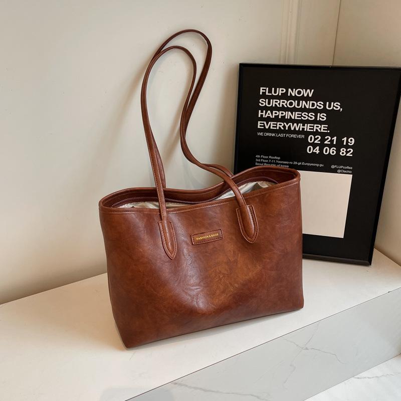 Large Capacity Bag, Women'S Bag, High-End Class Commuter Bag, Shoulder Tote Bag