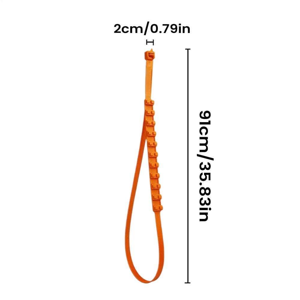 20Pcs Anti-Skid Snow Chains Automotive Tire Zip Ties for Snow Wheel Anti-Slip Chains for Sedan SUV Truck Outdoor Winter Driving
