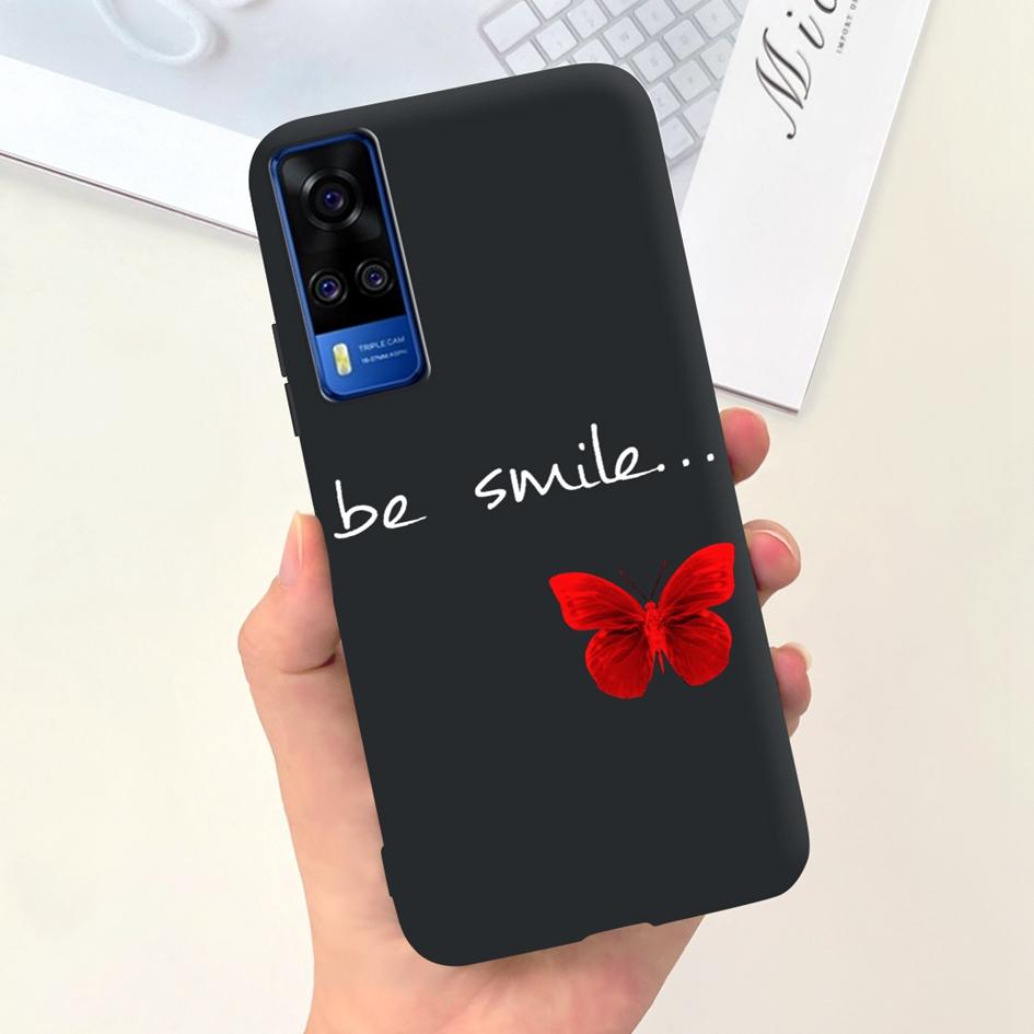 Чехол для Vivo Y31 2021 Милая Утка Кот Мультяшный Coque Матовый Мягкий Силиконовый Задняя Крышка Для Vivo Y51 Y51A Y53s Y 31 V2036 V2030 Fundas