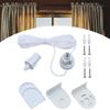 32mm Roller Blind Fittings Kits with Beaded Chain and Screws White Curtain Shade Repair Accessories for Home and Office