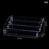 Acrylic Nail Polish Display Organizer 2-3-4-5-6-7 Layer Manicure Cosmetics Jewelry Display Stand Holder Clear Acrylic Makeup Box