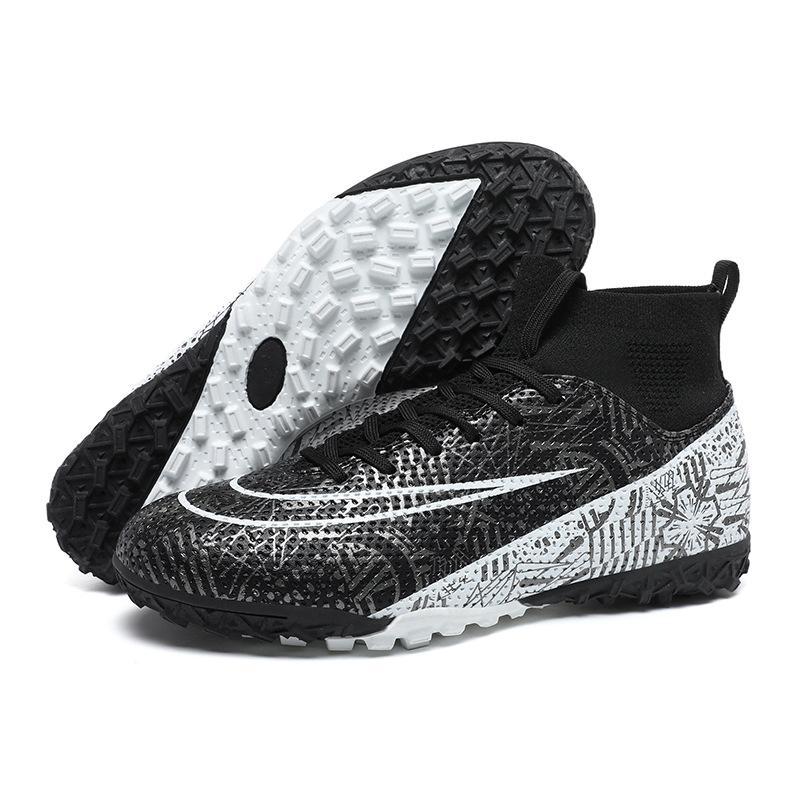 Special Assassin C Ronaldo for Children's Football Shoes Training Summer Breathable Anti-skid Competition Sneaker High-top AG Spike TF.