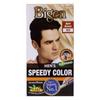 Men's Speedy Hair Color Dark Brown 103, 80g Cream Dye, Ammonia-Free Hair Coloring for Dry Hair, Easy Application, Pack of 1