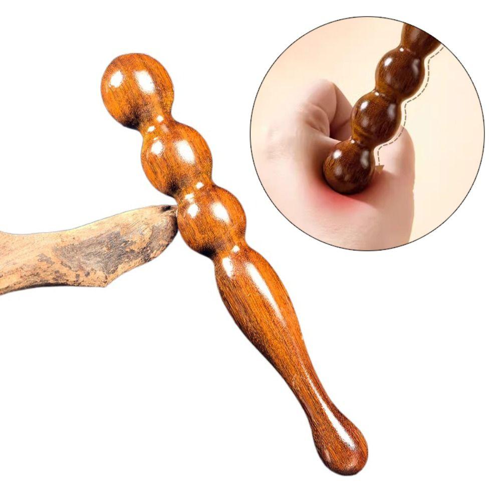 Portable Sandalwood Massage Stick Durable Foot Massage Stick Acupuncture Stick Acupressure