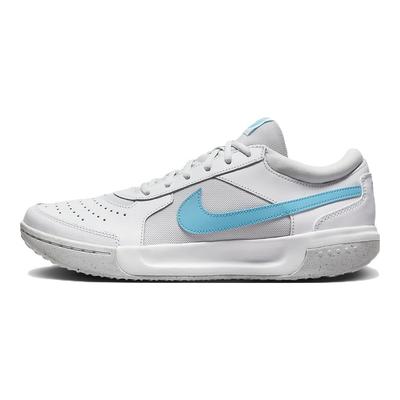 Court Zoom Lite 3 белые балтийские синие мужские кроссовки Photon-Dust DV3258-100