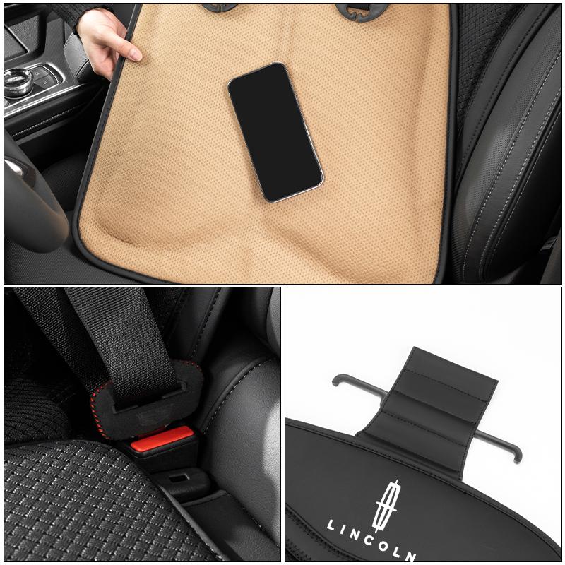 Car Seat Ice Silk Cushion Backrest Seat Protector Cover Accessories For Lincoln MKZ MKX Aviator Navigator Continental Corsair MK guj1