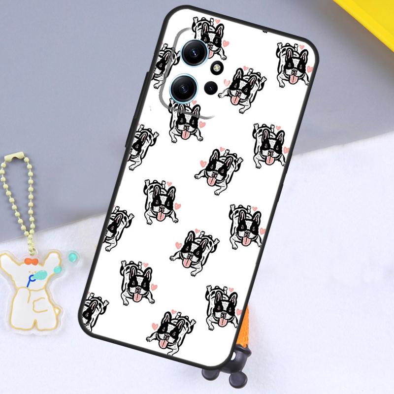 Забавный чехол с французским бульдогом для Xiaomi Redmi Note 14 13 9 10 11 12 15 Pro Plus Чехол для Redmi 15 C 13C 12C 10C 14C