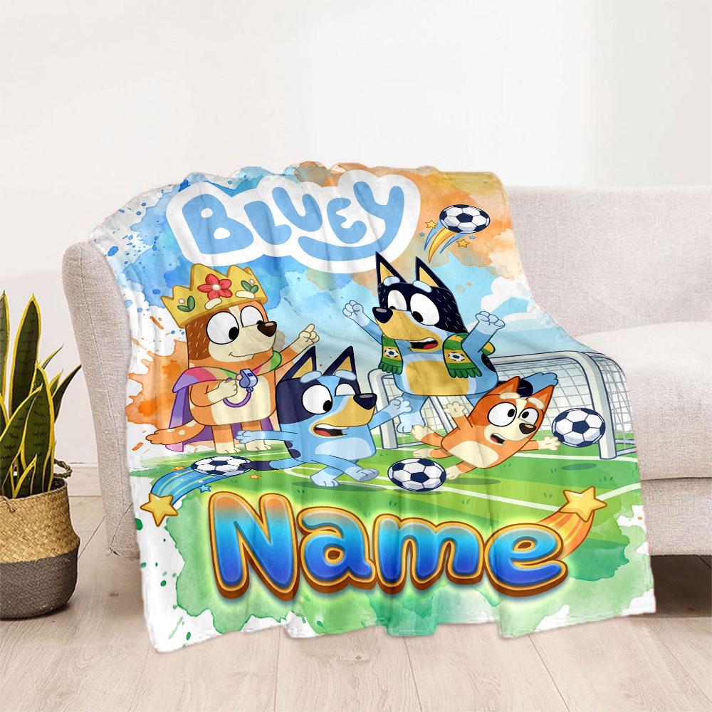Penguin Christmas Wreath Customize Text Blanket Lightweight Customizable Blanket Soft Warm Cozy Suitable for Living Room Bed Sofa Bedding
