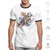 Slasher Kitties  Group Of 6  T Shirt Cotton Men Women DIY Print Slashers Slasher Movies Horror Horror Movies Scary Movies