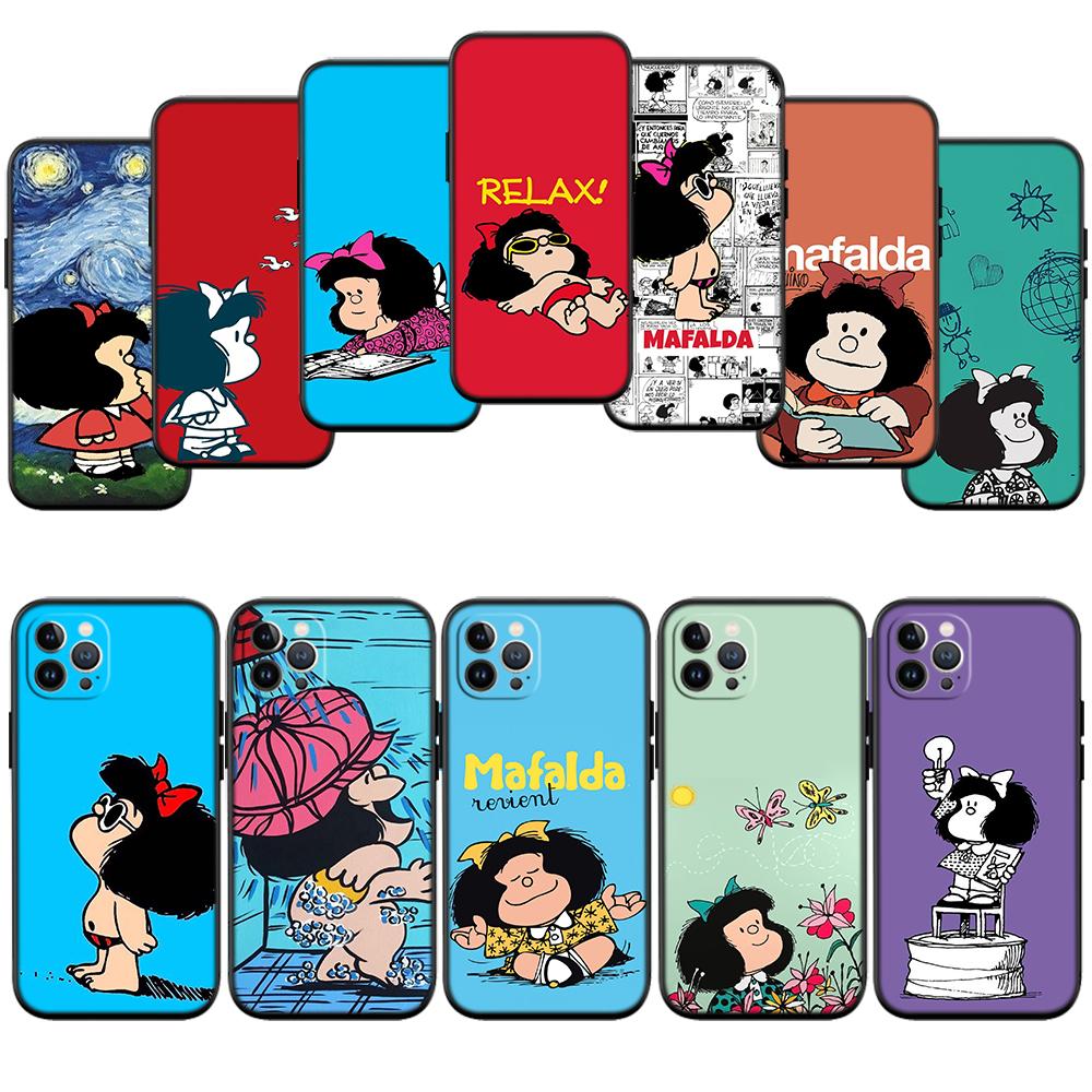 M-Mafalda Phone Case for Samsung Galaxy S20 S21 S22 Ultra FE + Plus A21S A22 A24 A25 A26 A30 A30S A31