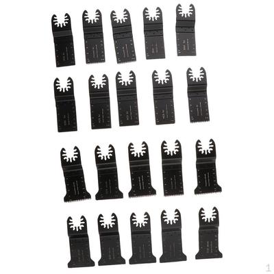 20 шт. металлические осциллирующие погружные фрезы для деревянной шпатлевки, латуни, пластика