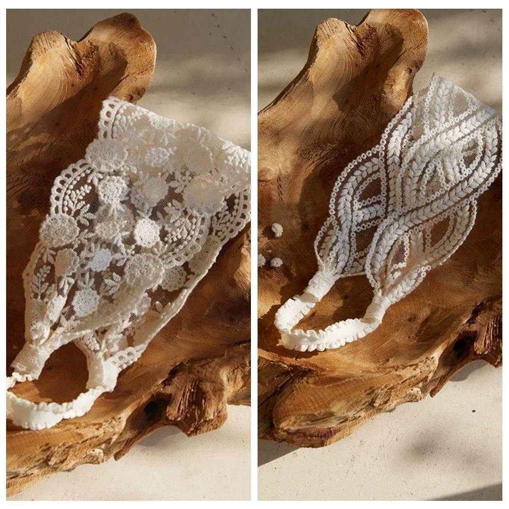 Волна Детская Повязка на Голову Вышитая Эластичная Повязка для Волос Модная Кружевная Детская Повязка на Голову Дети