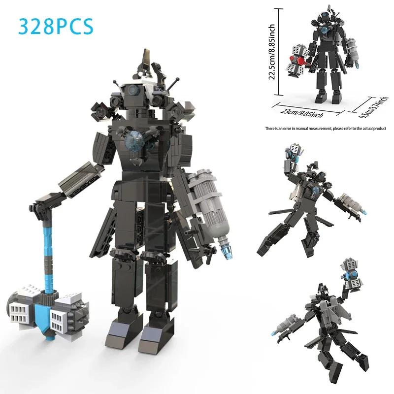 Moc Skibidi Туалет Фигурки Модель Строительные Блоки Camerman Titan Speakerman Surveillance Man TVMan Мальчики Игрушки Для Детей Подарки