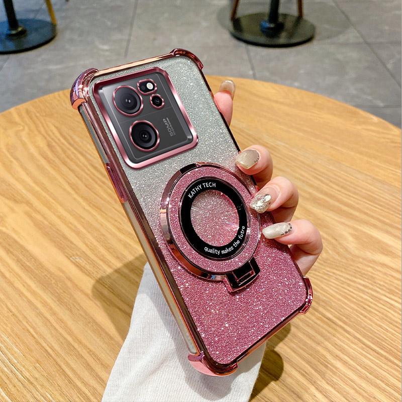 6D Shockproof Holder Ring Glitter Phone Case For Google Pixel 10 9 8 7 Pro Google Pixel 7 8 9 10 Pro XL 7A 8A 9A 5G Soft Cover