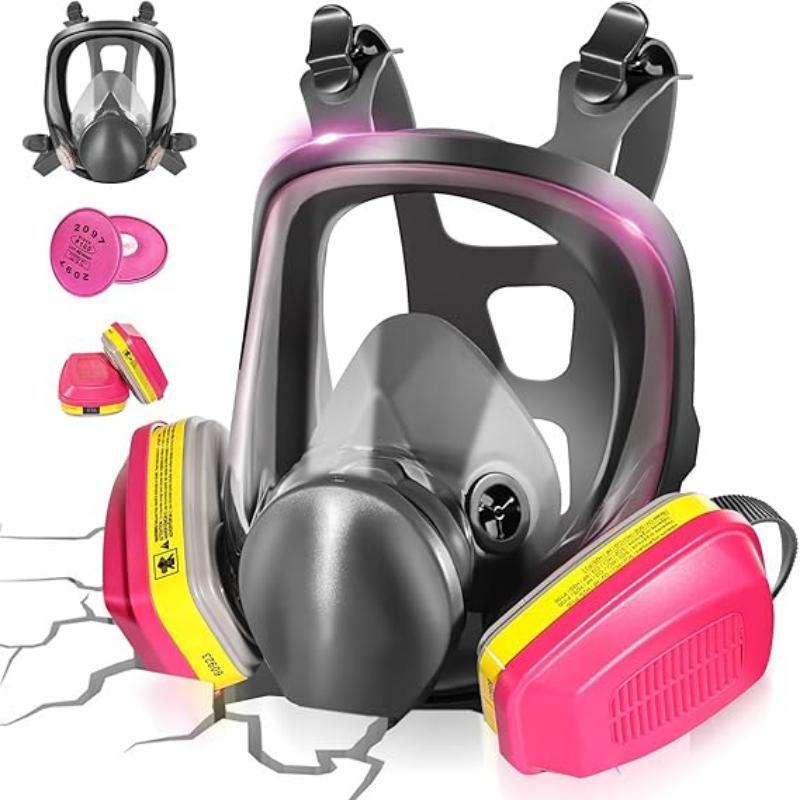 6800 Protective Gas Mask for Paint, Dust, Chemical, Pesticide, Decoration, and Grinding Safety
