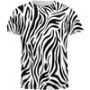Zebra Stripes Pattern T Shirt Men 3d Print Animal Hip Hop T Shirts Short Sleeves Quick Dry Sport Tops Unisex Tshirt