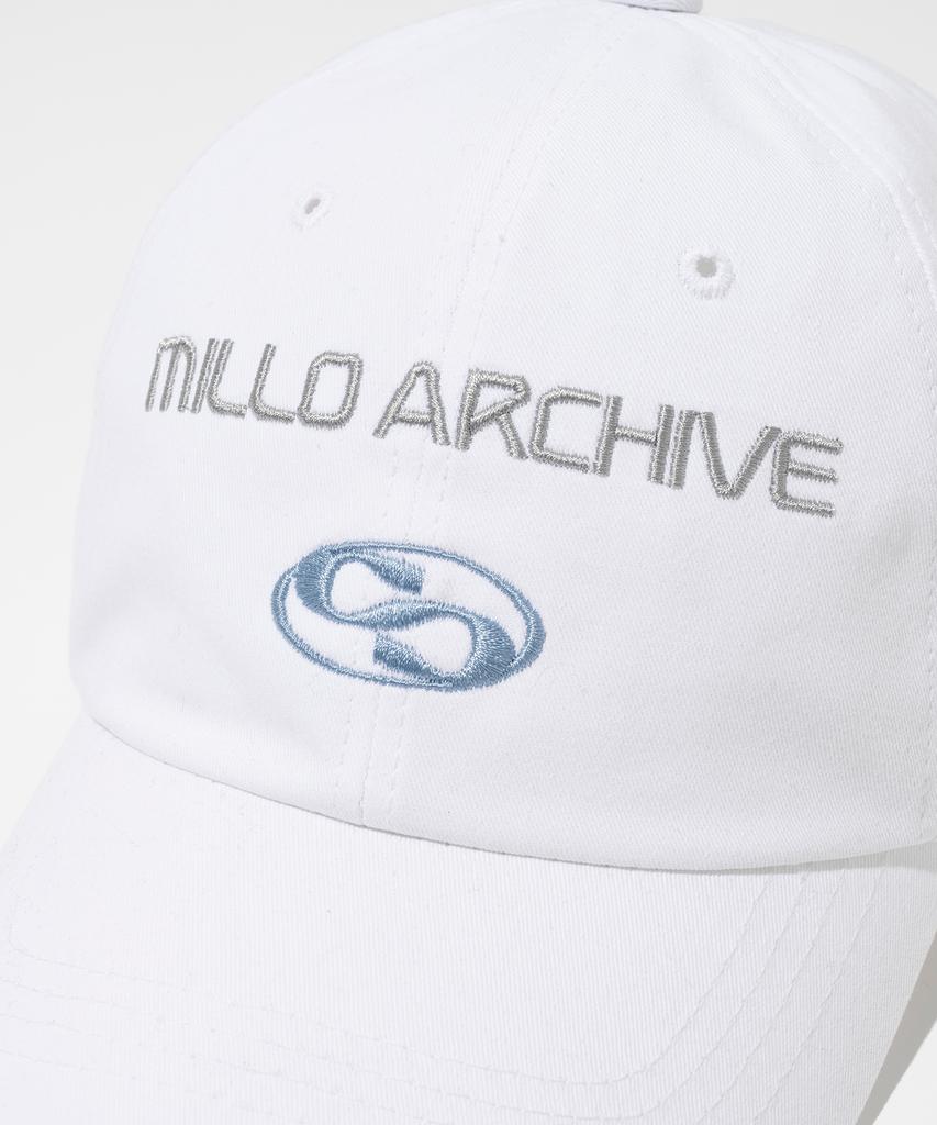 Кепка с прозрачным логотипом MILLO ARCHIVE [Кремово-белый]
