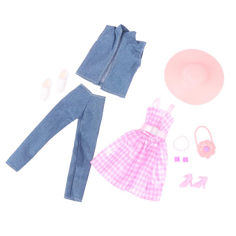 Пальто Хлопковая куртка Зимнее платье Длинная одежда Меховое пальто Аксессуары для кукол Игрушки