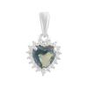 Серебряная подвеска с мистик топазом 0.801ct (2191193)