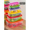 Set of 6 Food Storage Container Set BPA Free Food Container Pulses Storage Containers Refrigerator Container
