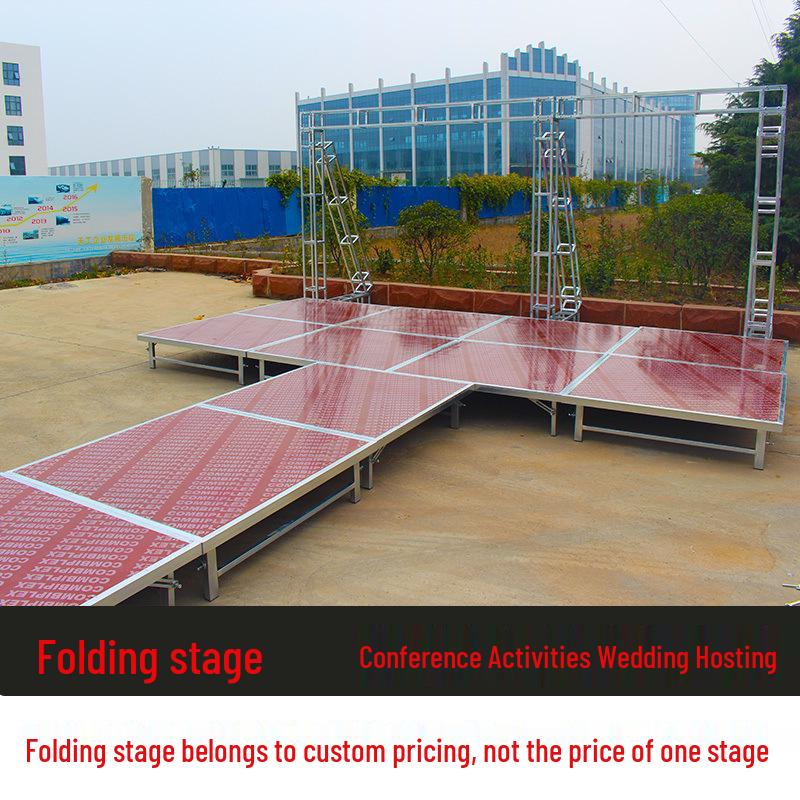 Foldable Wedding Tabletop Stage Truss with Quick-Install, Stainless Steel