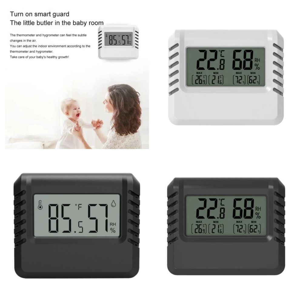 Большой экран термометр гигрометр гигрометр высокой четкости датчик комнаты