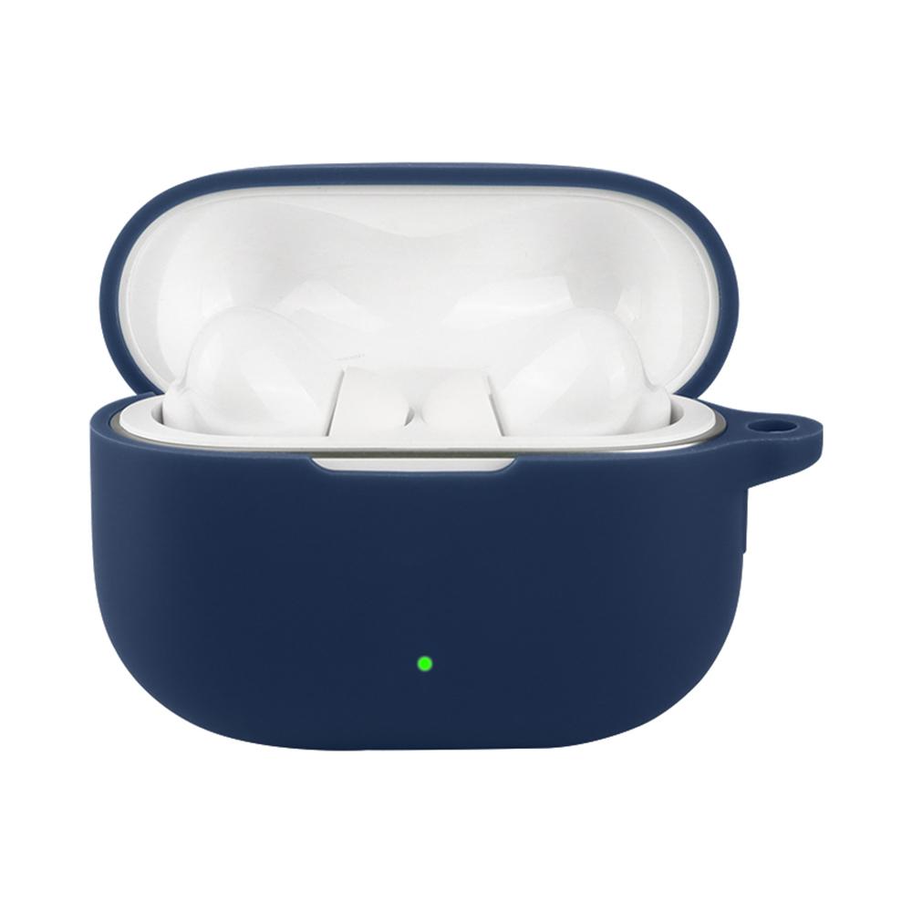 Для vivo iQOO TWS 5 Силиконовый чехол Защитная крышка для беспроводных наушников с пряжкой против потери