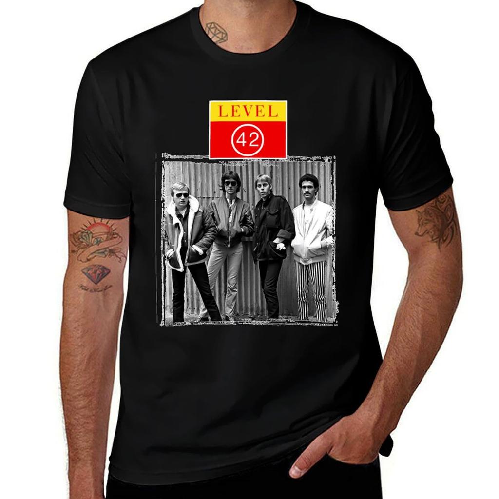 Level 42 Tshirt T Shirt For Unisex 100 Percent Cotton T Shirts For Unisex Graphic Vintage Tshirt