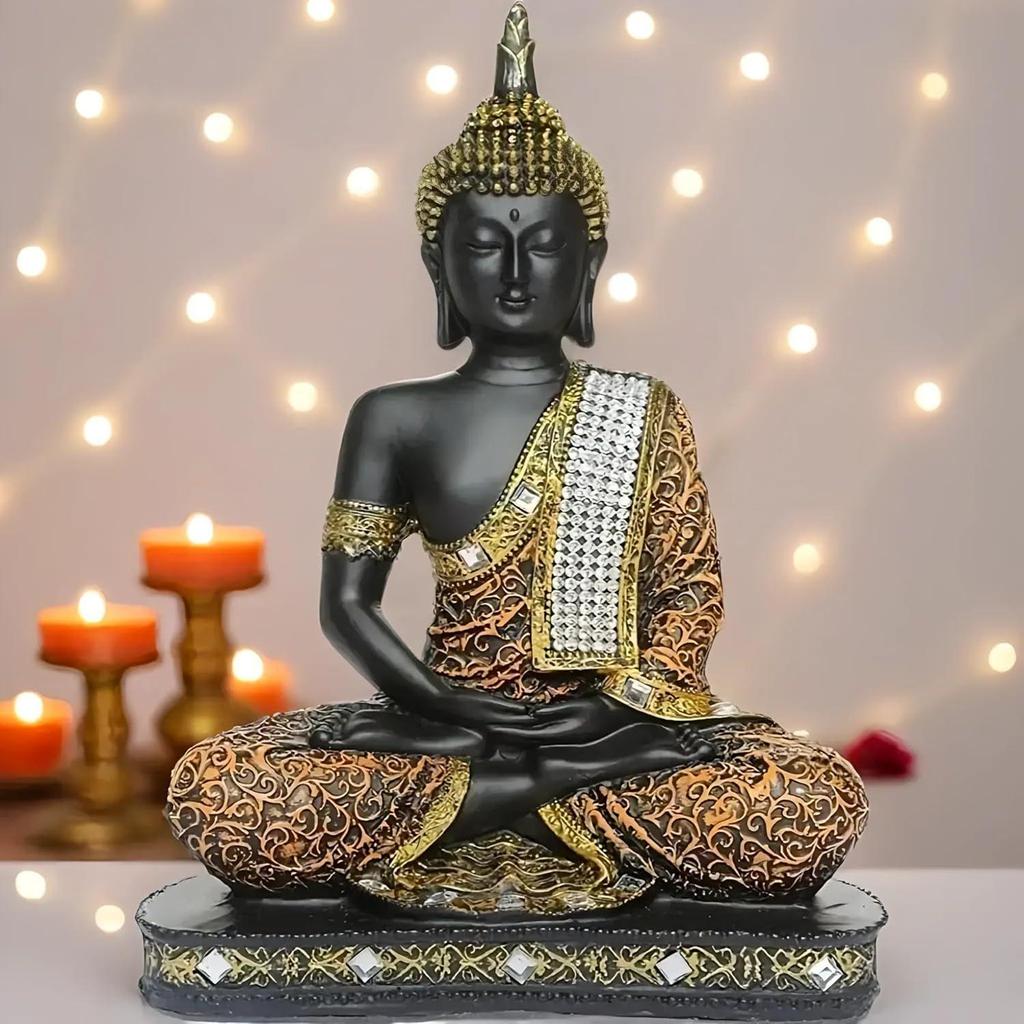 Centimetre Meditating Sitting Buddha Statue showpiece Idol Home Decor Items for Living Room and Gifts