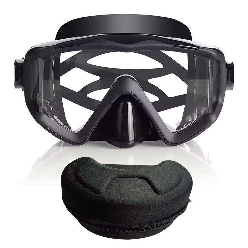 Профессиональная маска для подводного плавания с аквалангом, очки для дайвинга, силиконовая панорамная маска для дайвинга для взрослых, очки для плавания с маской и трубкой