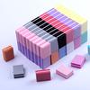 10/50pcs Lot Double-sided Mini Nail File Blocks Sponge Nail Polish Sanding Buffer Manicure Tools