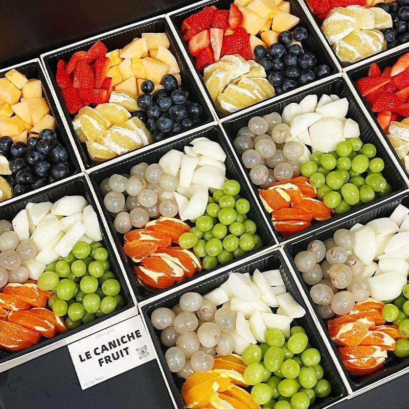 Horned Pansy Disposable Transparent Food Preservation Containers