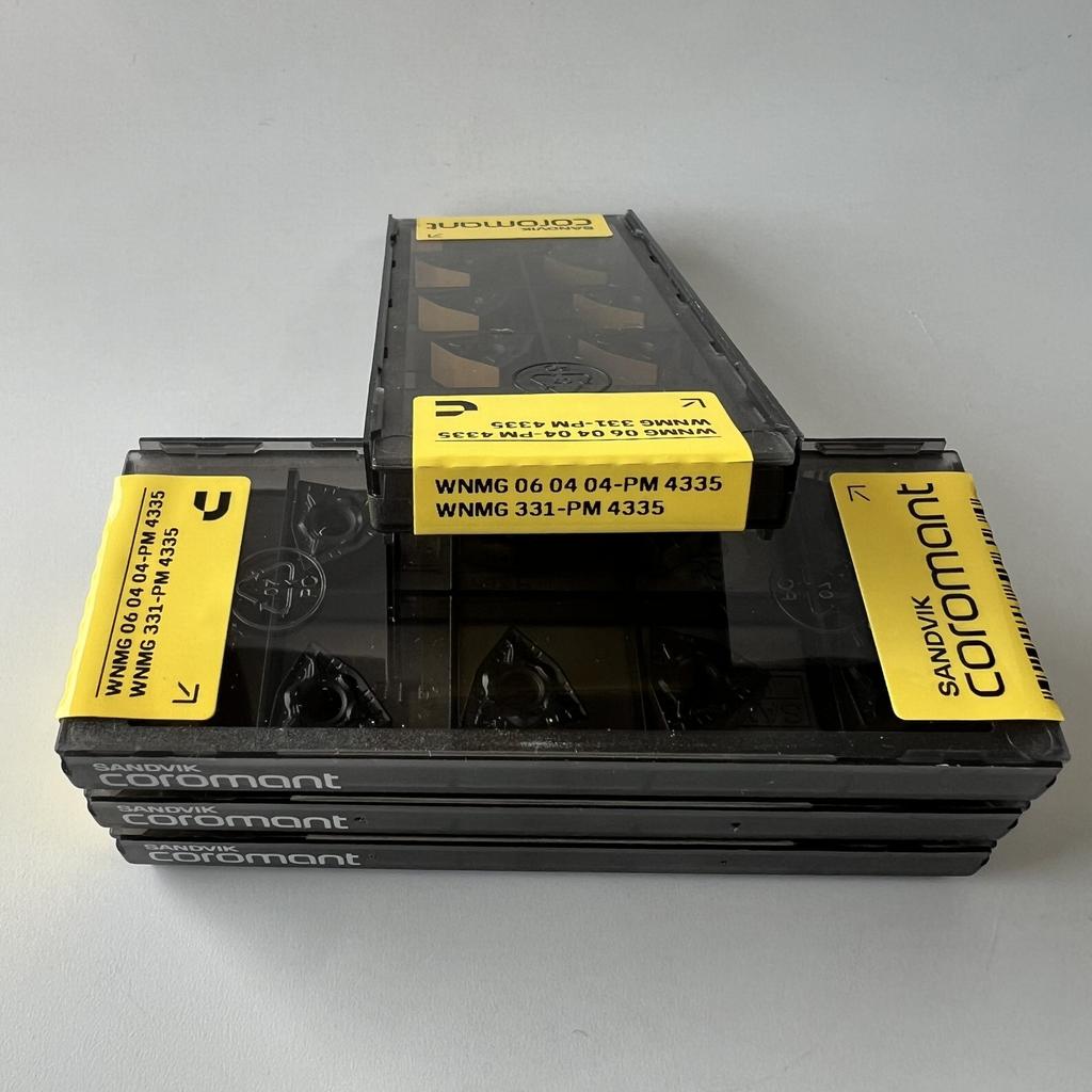 Sandvik / WNMG060404-PM 4335 / Оригинальная шведская твердосплавная пластина 10 шт.