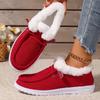 Fashion Winter Women Mesh Sports Shoes New Warm Casual Plush Ankle Flats Shoes Casual Cotton Round Toe Sneakers Women Zapatos De Mujer