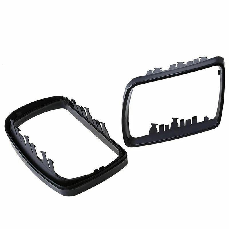 For BMW X5 E53 Rear View Mirror Outer Frame 1999-2006 ABS Construction Black Color OEM 51168254903 51168254904