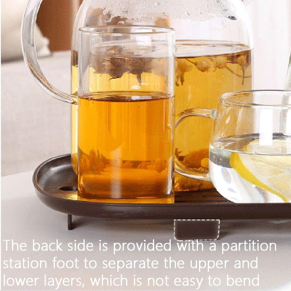 Кухонный органайзер Поддон для слива чашек Двухслойная тарелка Поднос для чая Стойки для слива воды Овощной