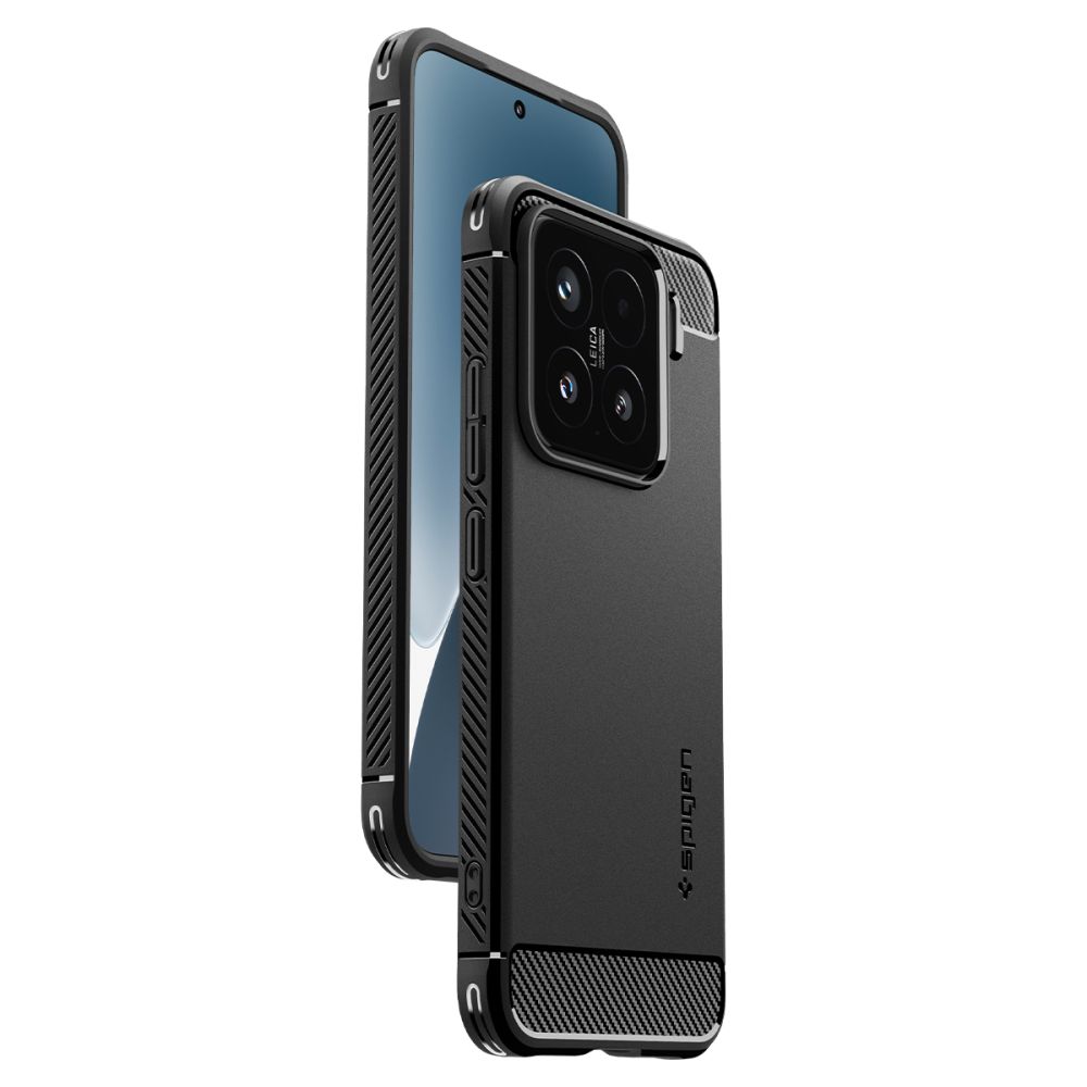 Spigen Противоударный чехол Rugged Armor Xiaomi 15 Матовый черный