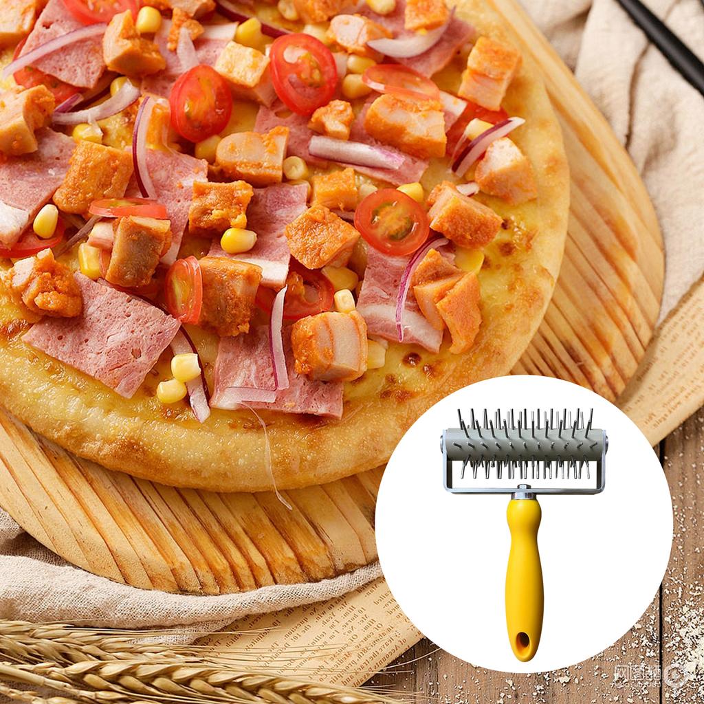 Ролик для теста для пиццы Легкий в использовании Колесо Дырокол для теста Дырокол для теста Кондитерский дырокол для сэндвичей Лепешки Кондитерский DIY Пекарня