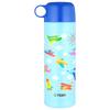 Tiger Kids Insulated Water Bottle with Double Lid and Pouch