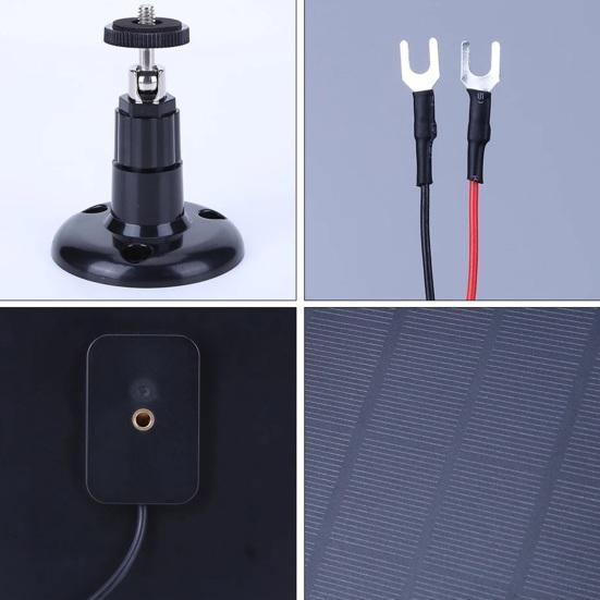 Солнечная панель 4 Вт 5 В для зарядки камеры Ring, водонепроницаемая для использования на открытом воздухе