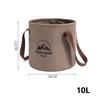 Portable Fishing Bucket Multipurpose Water Storage Bag Travel Camping Folding Bucket Multi-functional Folding