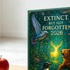 Милая Коллекция Фигурок 2026 Вымершие Виды Адвент-Календарь, Коробка с Обратным Отсчетом на 24 Дня с Креативными Праздничными Украшениями 3D/2D Украшения Животных,