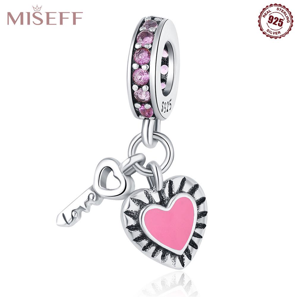 Sterling Silver S925 Heart Tree of Life Planet Pendant Charm for DIY Bracelets