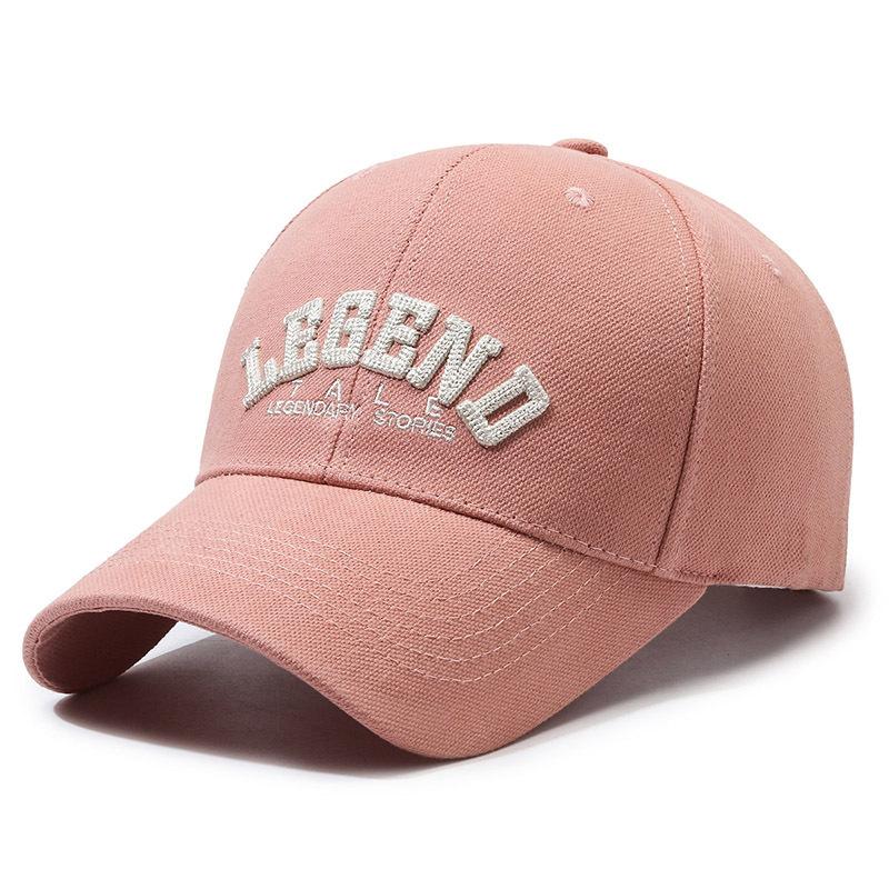 Hat Women's Summer New Big Head Circumference Showing Face Small Baseball Cap Outdoor Sunshade LEGEND Letter Embroidery Cap
