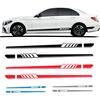 Наклейка на кузов автомобиля, стильная солнцезащитная изысканная боковая полоска на двери, юбка, наклейки, внешние аксессуары