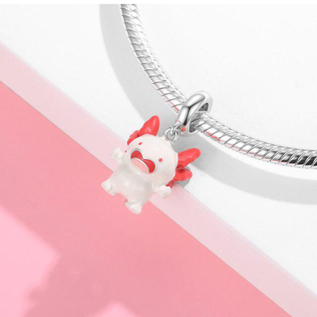 925 пробы стерлингового серебра серии зоопарк милый эмалированный жираф лев сделай сам подвески подходят кулон браслет для женщин изготовление ювелирных изделий