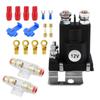 12V 500A Dual Battery Solenoid Relay Battery Isolator with 100A Fuse Kit For Car RV Lawn Mowers