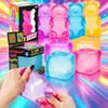 Schylling Needoh Nice Cube Сенсорный кубик-антистресс Для снятия стресса и тревоги Сенсорный инструмент Для концентрации СДВГ Настольный гаджет-игрушка для успокоения