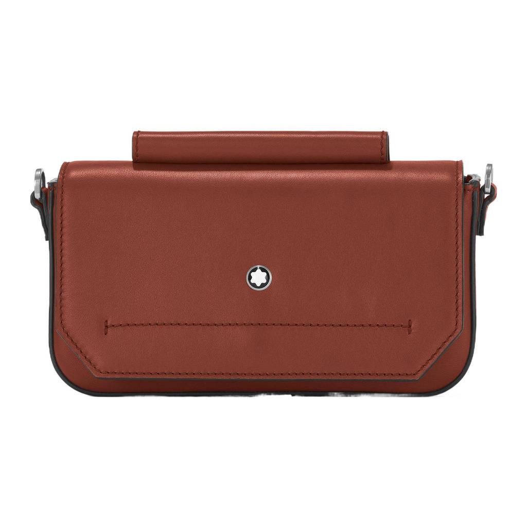 Montblanc Masterpiece Selection Hexagonal White Star Detachable Adjustable Shoulder Strap Mini Crossbody Bag Women Crossbody Bag Brown MB131238
